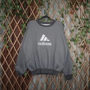 Vintage Y2K Adidas misprint reverse embroider 00s sweatshirt